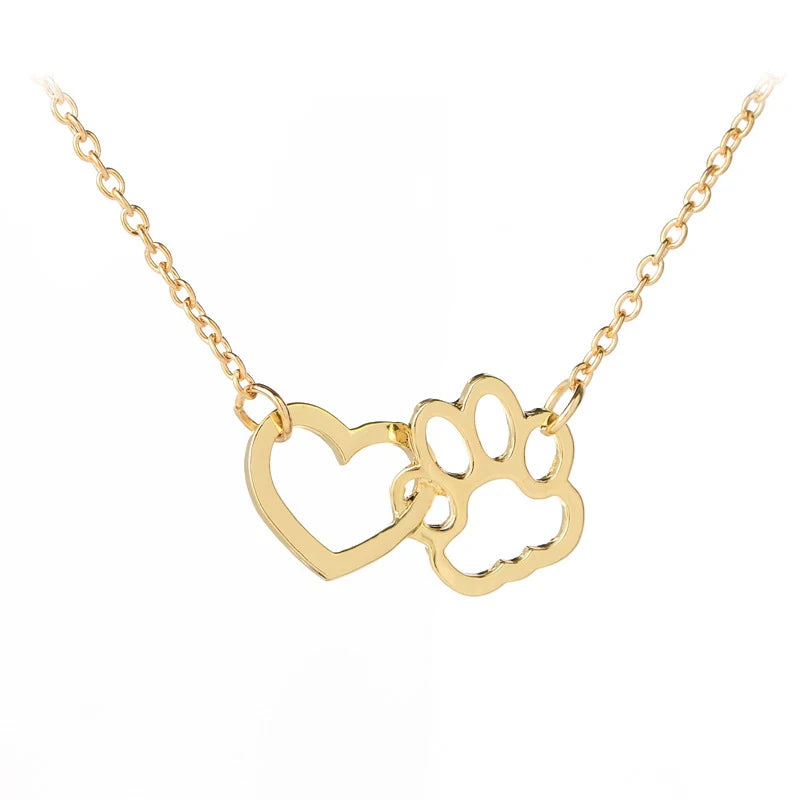 Pawprint Heart Necklace