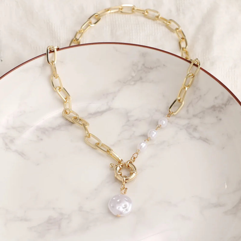 Layered Pearl Necklace