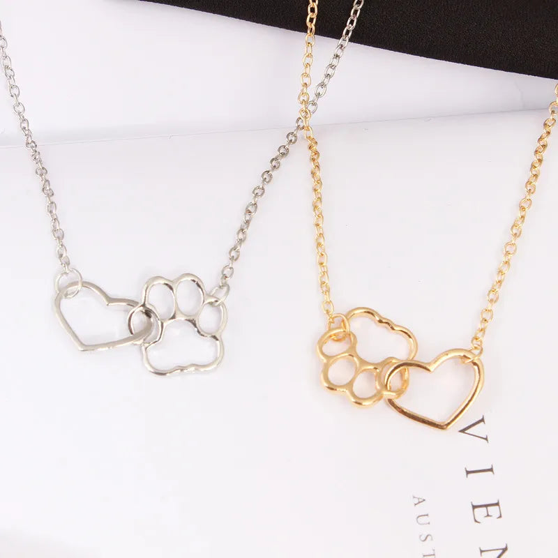 Pawprint Heart Necklace