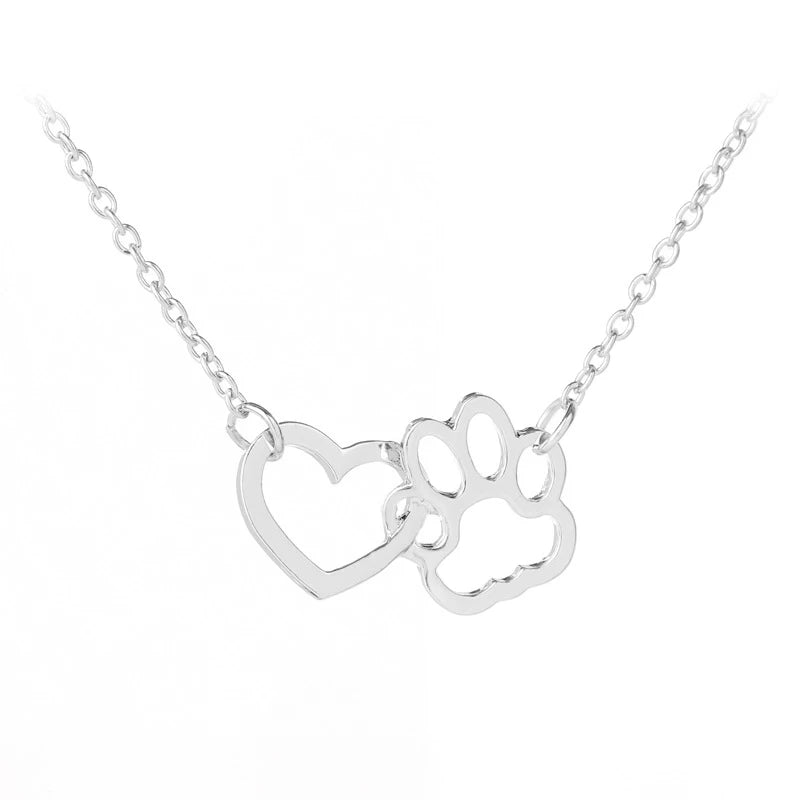 Pawprint Heart Necklace