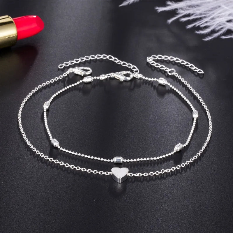 Dainty Heart Anklet