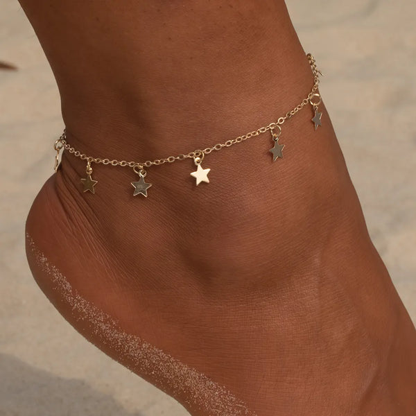 Starry Nights Pendant Anklet