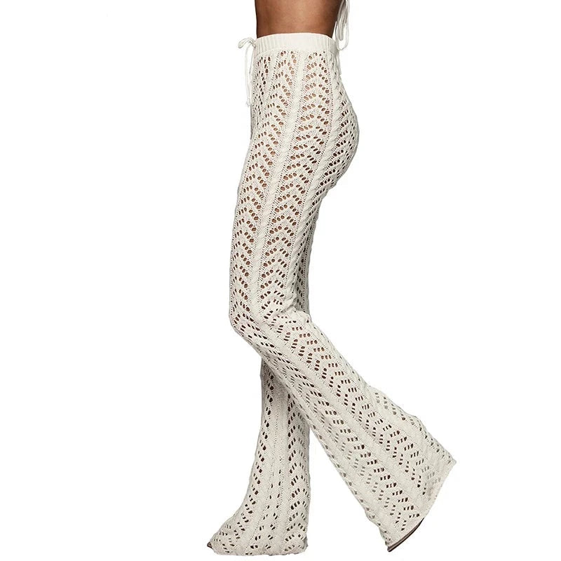 Bella Crochet High Waist Pants