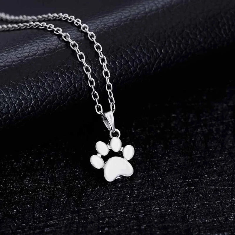 Pawprint Pendant Necklace