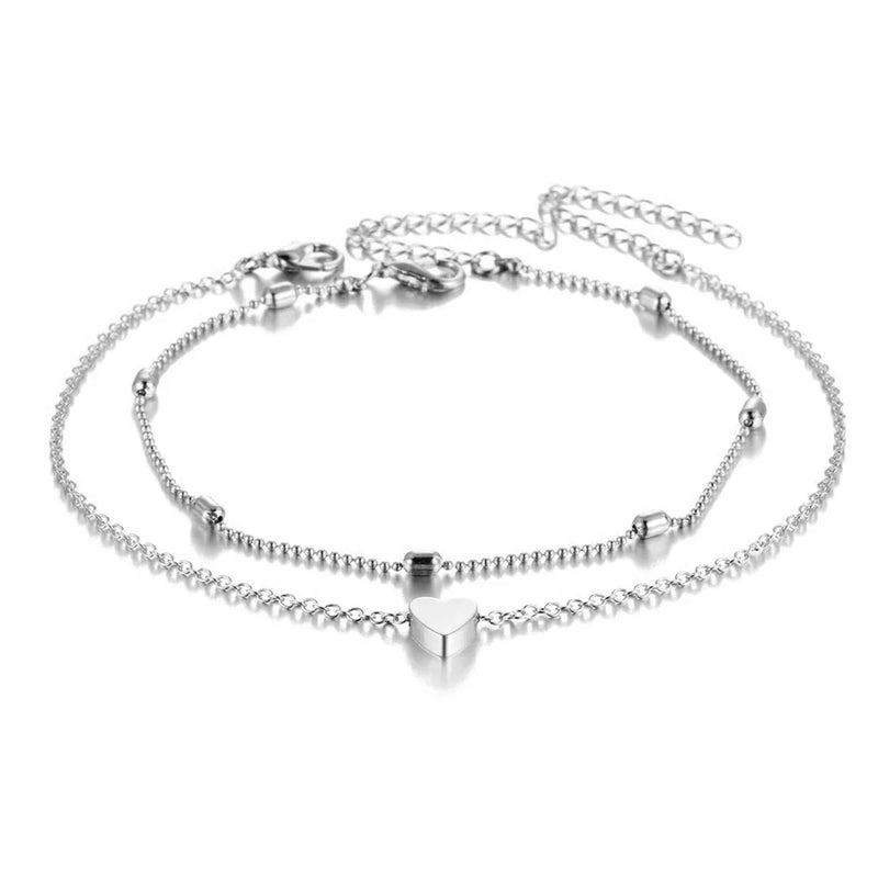 Dainty Heart Anklet