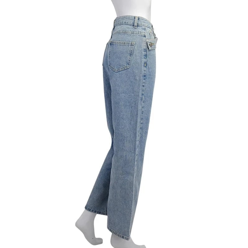 Bella Casual Straight Denim Jeans