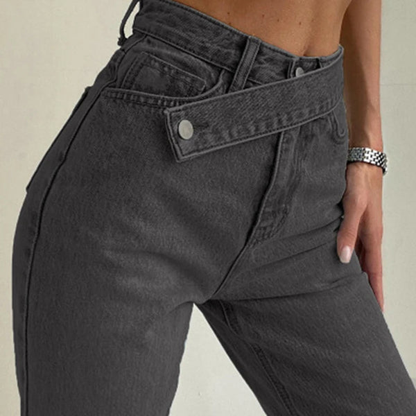 Bella Casual Straight Denim Jeans