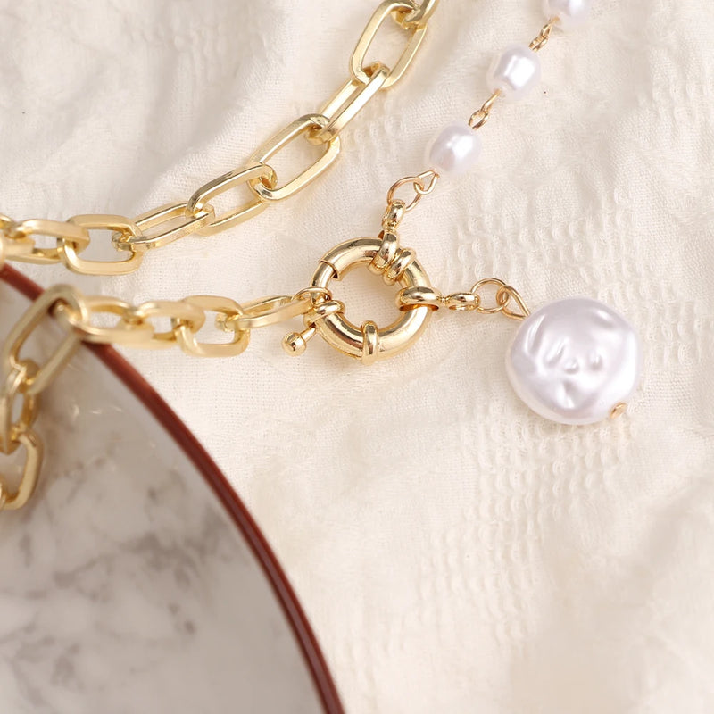 Layered Pearl Necklace