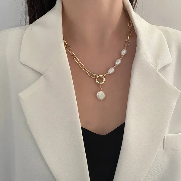 Layered Pearl Necklace