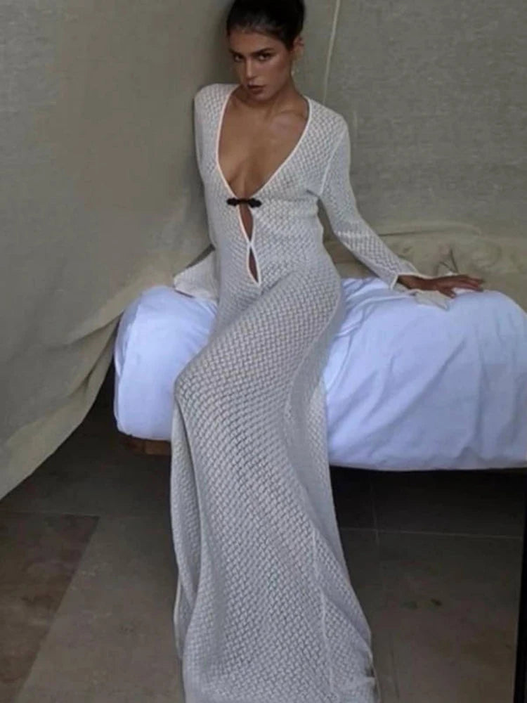 Bella Beach Knitted Maxi Dress