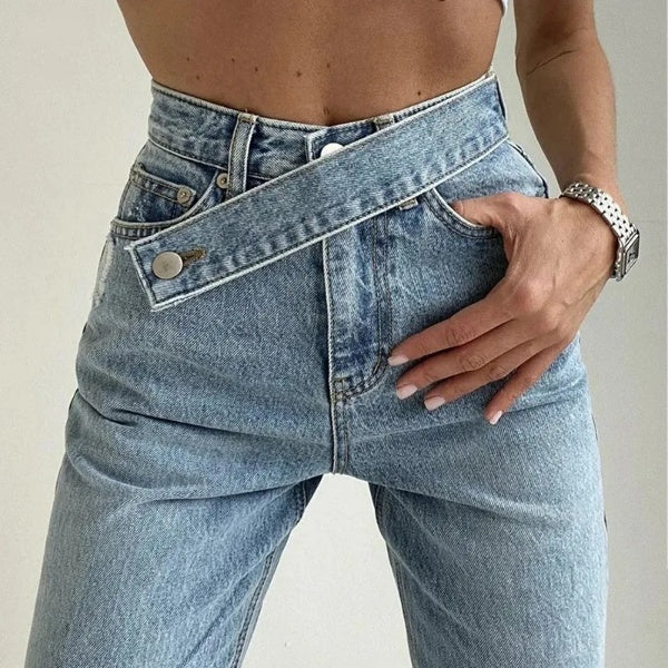 Bella Casual Straight Denim Jeans